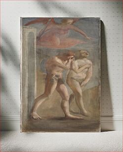 Πίνακας, Expulsion of adam and eve, after masaccio, 1898, by Magnus Enckell