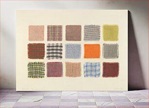 Πίνακας, Factory Cloth Samples (1935/1942) by Frank J. Mace