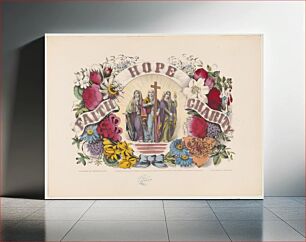 Πίνακας, Faith Hope Charity (1874) by Currier & Ives