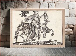 Πίνακας, Falcons on horseback by Martin Pleginck