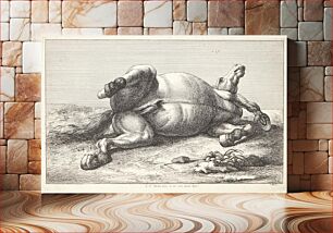 Πίνακας, Fallen horse by Jan Van Huchtenburg