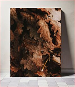 Πίνακας, Fallen Oak Leaves Πεσμένα Φύλλα Δρυς