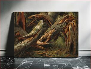 Πίνακας, Fallen Tree (1839–1845) by Alexandre Calame