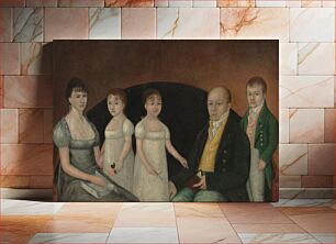 Πίνακας, Family Group (ca. 1800) by Joshua Johnson