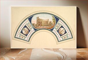 Πίνακας, Fan Design with the Coloseum and the Temple of Vesta