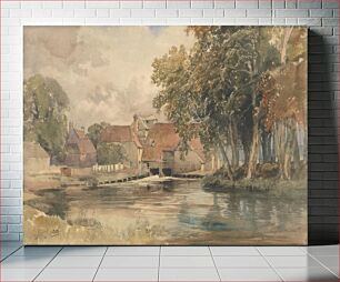 Πίνακας, Farmhouse on the River