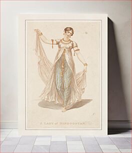 Πίνακας, Fashion Plate, 'A Lady of Hindoostan'