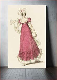 Πίνακας, Fashion Plate, 'Ball Dress' for 'La Belle Assemblée' by John Bell