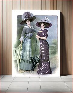 Πίνακας, Fashion plate from 1910, reproduced in a 1913 history of fashion