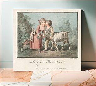 Πίνακας, Favorite goat ("la chevre bien aimée"), Jean Baptiste Huet
