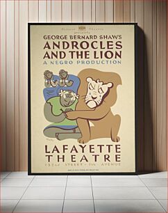 Πίνακας, Federal Theatre presents George Bernard Shaw's "Androcles and the lion" A Negro production Halls