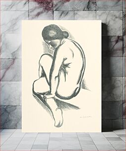 Πίνακας, Female nude by Mikuláš Galanda