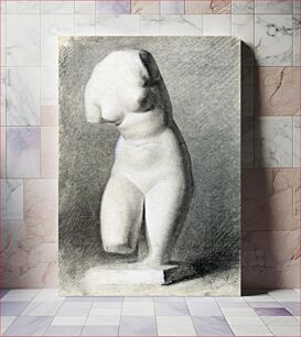 Πίνακας, Female torso from a plaster cast (1840) by Daniel Huntington