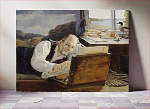 Πίνακας, Ferdinand von wright at work, 1897, Arvid Liljelund