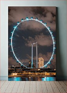 Πίνακας, Ferris Wheel at Night Ρόδα λούνα παρκ τη νύχτα