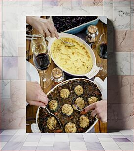 Πίνακας, Festive Dinner Εορταστικό Δείπνο