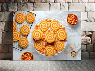 Πίνακας, Festive Swirl Cookies Εορταστικά μπισκότα Swirl