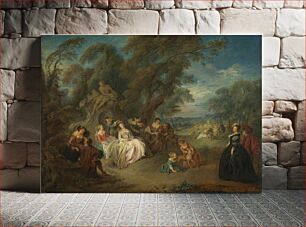 Πίνακας, Fête Champêtre (ca. 1730) by Jean–Baptiste Joseph Pater