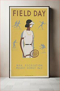 Πίνακας, Field day--WPA recreation project, Dist. No. 2 / Beard