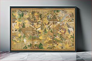 Πίνακας, Fifty-Four Scenes from The Tale of Genji, Japan