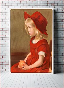 Πίνακας, Fillette à l'Orange (1899) by Louise Breslau