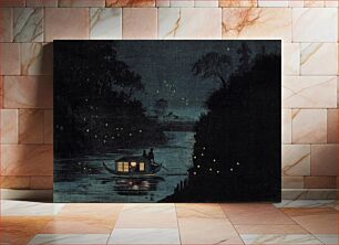 Πίνακας, Fireflies at Ochanomizu by Kobayashi Kiyochika