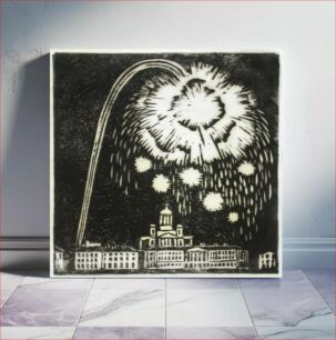 Πίνακας, Fireworks over the senate square, Henry Ericsson