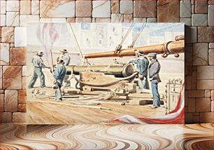 Πίνακας, Firing Practice On Deck by Calvert Richard Jones