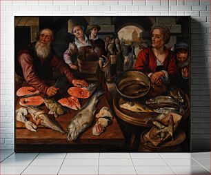 Πίνακας, Fish Market by Joachim Beuckelaer