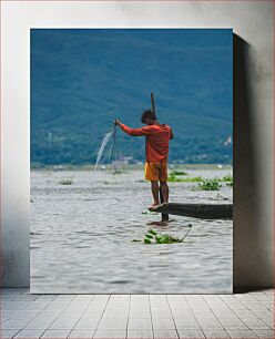Πίνακας, Fisherman Casting Net Δίχτυ χύτευσης ψαράδων