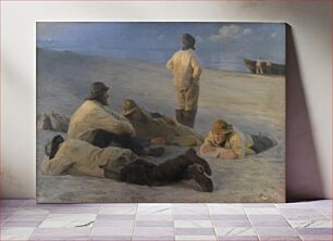 Πίνακας, Fishermen at Skagen Beach by P.S. Krøyer