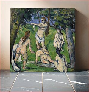 Πίνακας, Five Bathers (Cinq baigneuses) (ca. 1877–1878) by Paul Cézanne