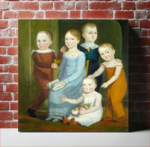 Πίνακας, Five Children of the Budd Family (ca. 1818) by American 19th Century