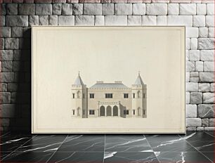 Πίνακας, Five Designs for a House in the Gothic Style: Elevation
