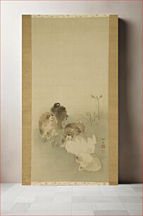 Πίνακας, Five Puppies by Maruyama Ōkyo
