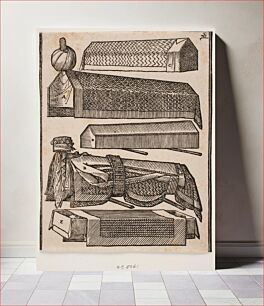 Πίνακας, Five Turkish coffins by Melchior Lorck