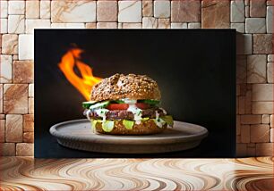 Πίνακας, Flaming Gourmet Burger Flaming Gourmet Burger