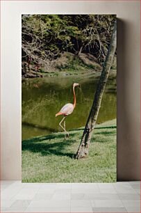 Πίνακας, Flamingo by the Waterside Flamingo by the Waterside