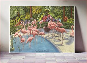 Πίνακας, Flamingos in Florida