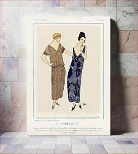 Πίνακας, Flapper dresses (1921) published in Très Parisie
