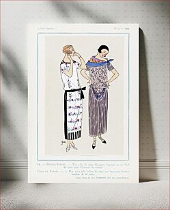 Πίνακας, Flapper dresses (1923) published in Très Parisie
