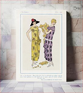 Πίνακας, Flapper dresses (1923) published in Très Parisien