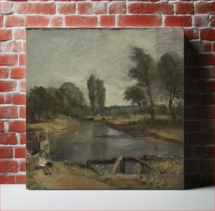 Πίνακας, Flatford Lock by John Constable