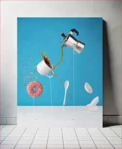 Πίνακας, Floating Breakfast Scene Πλωτή Σκηνή Πρωινού