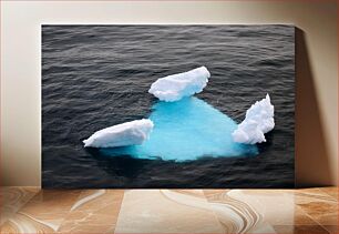 Πίνακας, Floating Ice in the Sea Πλωτός πάγος στη θάλασσα