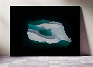 Πίνακας, Floating Iceberg in Dark Waters Πλωτό παγόβουνο στα σκοτεινά νερά