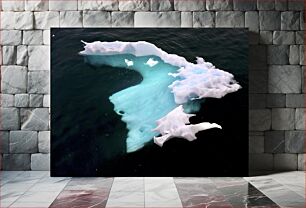 Πίνακας, Floating Iceberg in the Sea Πλωτό παγόβουνο στη θάλασσα