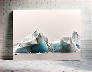 Πίνακας, Floating Icebergs Πλωτά παγόβουνα