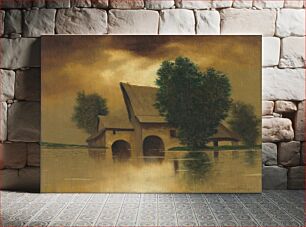 Πίνακας, Flood in the mill, Eugen Szepesi Juszka