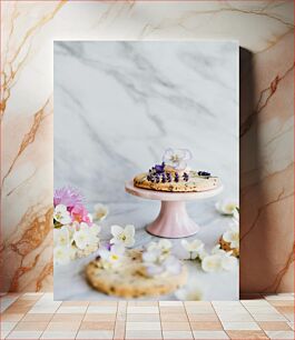 Πίνακας, Floral Decorated Cookies Μπισκότα διακοσμημένα με λουλούδια
